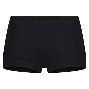 Menstruatieshort boxershort zwart dames met strikje