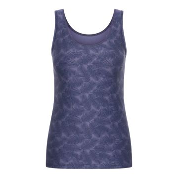 RJ Pure Fashion Dames Singlet Palm Leaves 