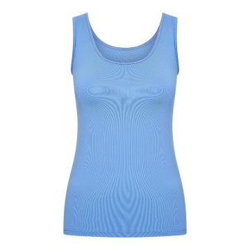 RJ Pure Color Dames Hemd Hemelsblauw