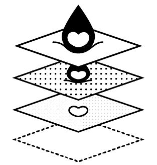 RJ Bodywear Menstruatie Ondergoed Uitleg lagen